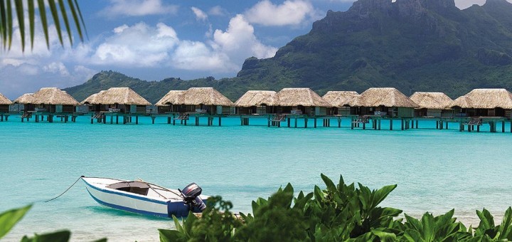Отель "Four Seasons Resort Bora Bora", остров Бора-Бора, Французская Полинезия, Тихий океан