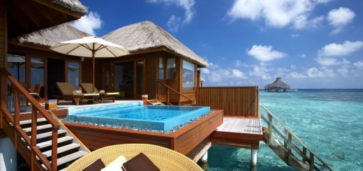 Отели с собственным бассейном - "PER AQUUM Huvafen Fushi", Maldives (Мальдивы). Фото www.huvafenfushi.peraquum.com