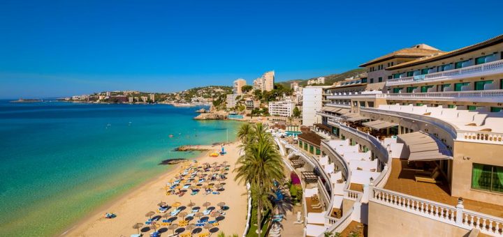 Лучшие отели Пальма де Майорка с SPA центром, с собственным пляжем - «Hotel Nixe Palace»